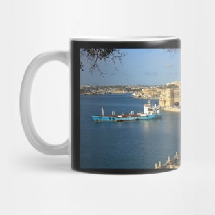 Grand Harbour, Valletta, Malta Mug